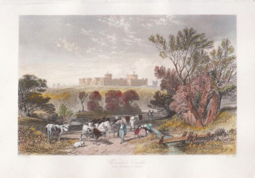 Windsor Castle from the Road to Datchet.
