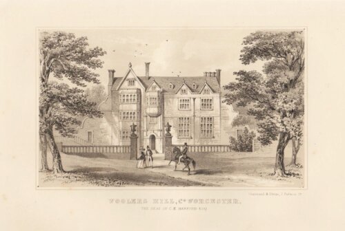 Woolers Hill, Co. Worcester. The Seat of C.E. Hanford. Esq.  (antique print)