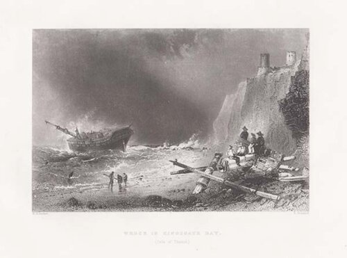 Wreck in Kingsgate Bay Isle of Thanet