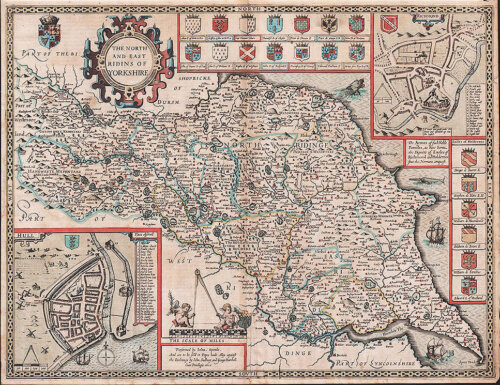 The North and East Ridings of Yorkshire  -  John Speed. 