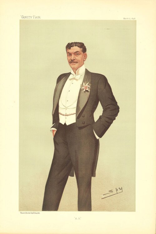 Arthur Bourchier  (antique print)