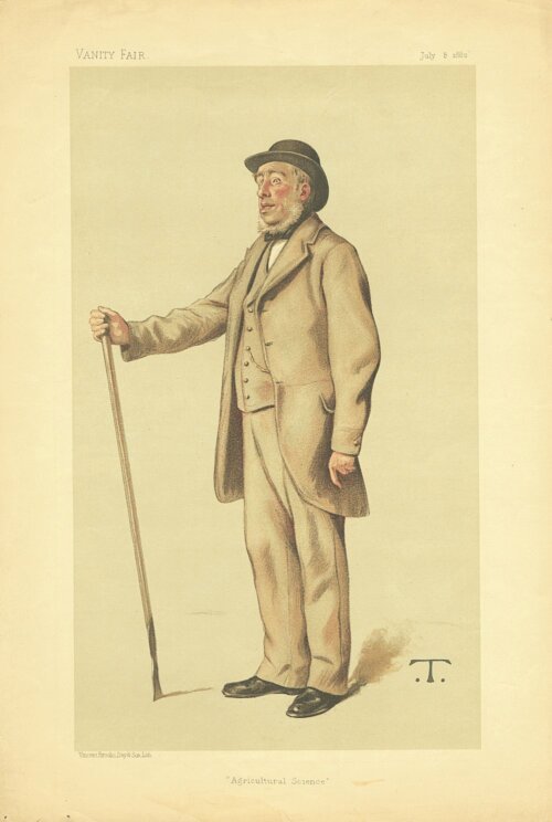 Sir J Bennet Lawes Bt   (antique print)