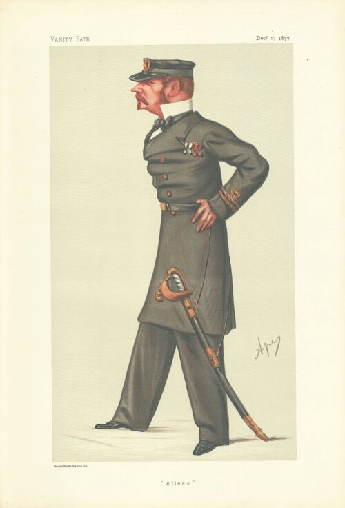 Allen Young   (antique print)
