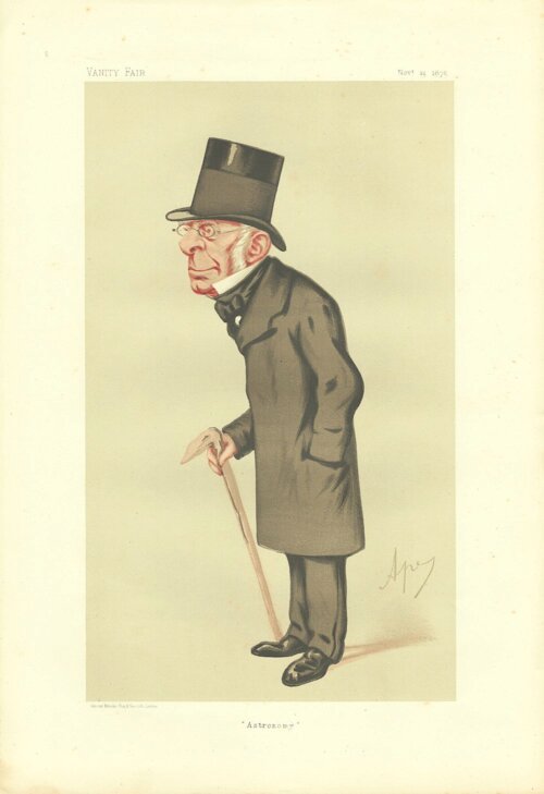 George Biddell Airy  (antique print)