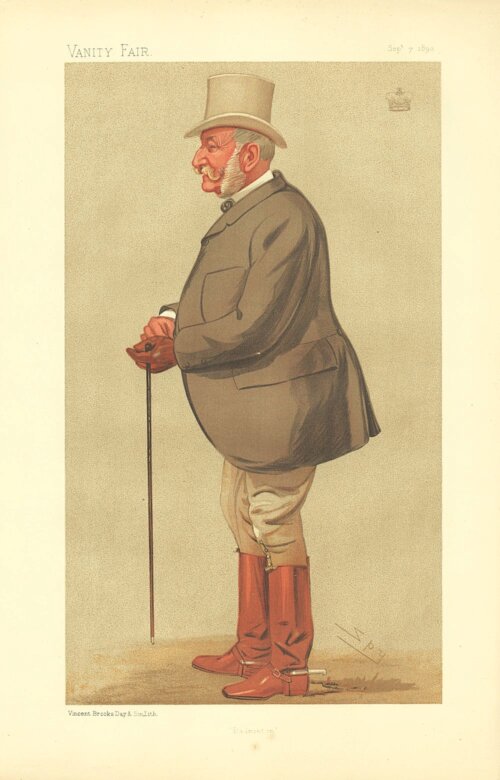Charles Somerset, 8th Duke of Beaufort   (antique print)