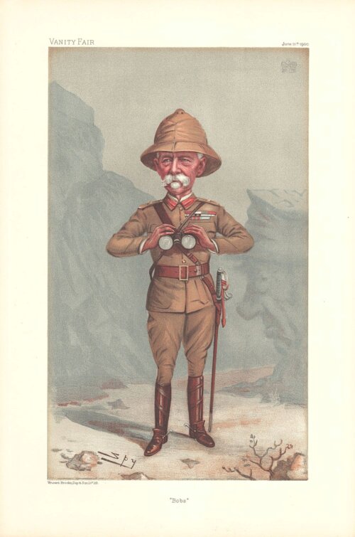 Frederick Roberts, 1st Earl Roberts  (antique print)