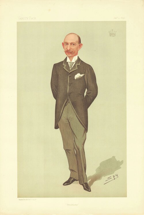 The Earl of Yarborough JP   (antique print)