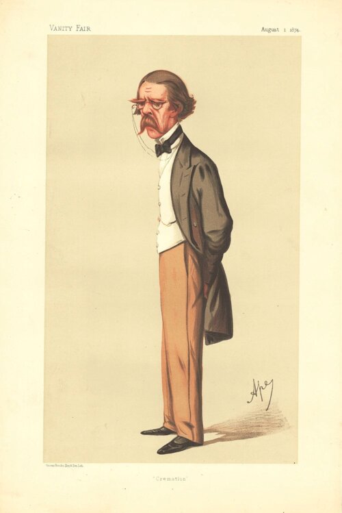 Sir Henry Thompson, 1st Baronet  (antique print)