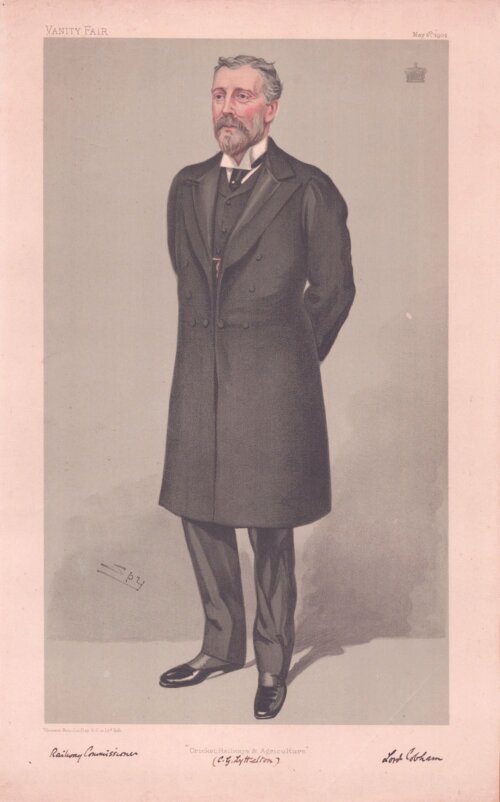 Charles Lyttelton, 8th Viscount Cobham  (antique print)