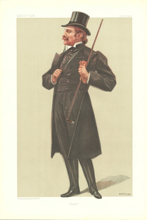 M Edmond Rostand   (antique print)
