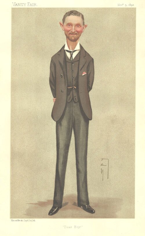 Kenneth Howard.  (Foreign Office)  (antique print)