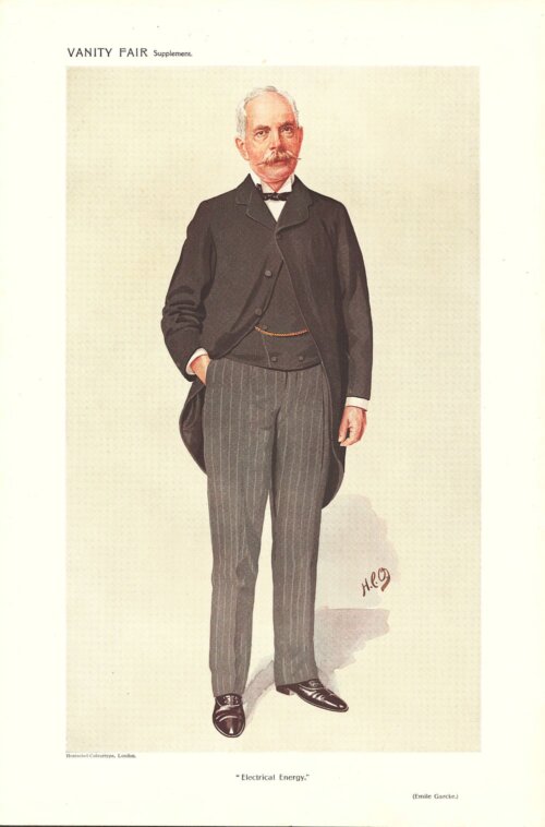 Emile Garcke  (antique print)