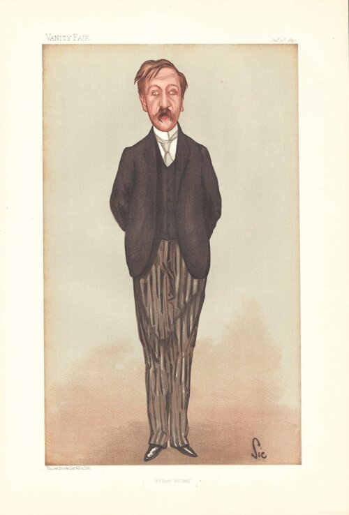 George Augustus Moore  (antique print)