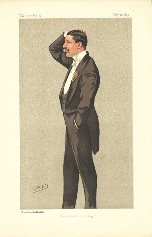 Sir Charles Henry Hawtrey  (antique print)