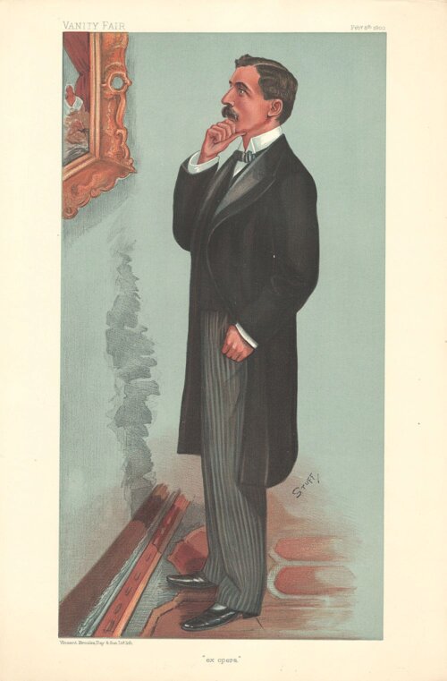 Denison Faber, 1st Baron Wittenham  (antique print)
