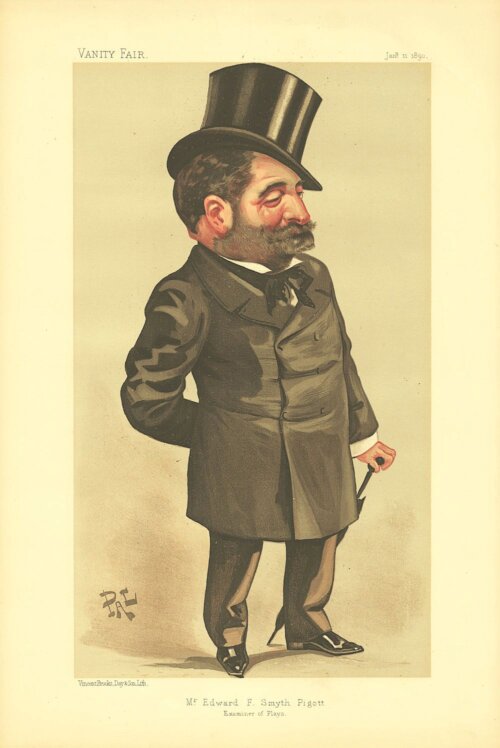 Edward Frederick Smyth Pigott  (antique print)