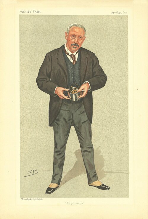 Colonel Sir Vivian Dering Majendie KCB CB RA   (antique print)