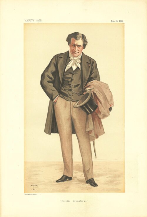 Victorien Sardou  (antique print)