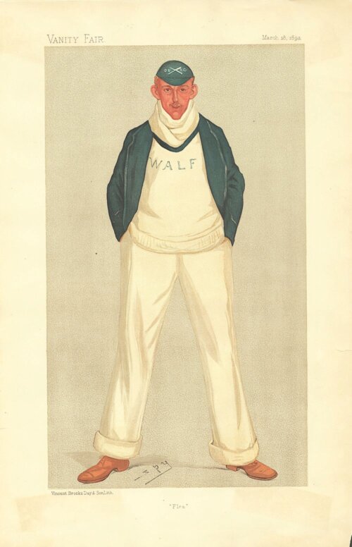 Mr Wilfred Alfred Littledale Fletcher   (antique print)