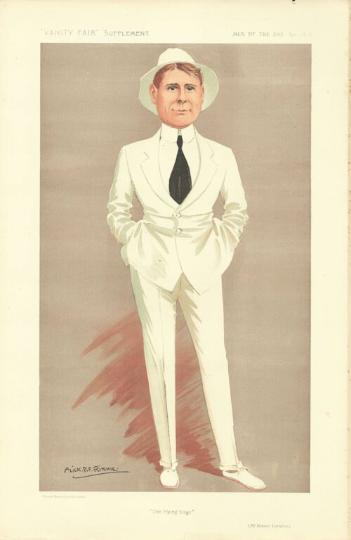 Robert Loraine   London and Broadway British stage actor   (antique print)