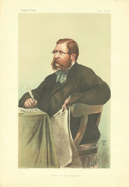 William Henry Waddington   (antique print)
