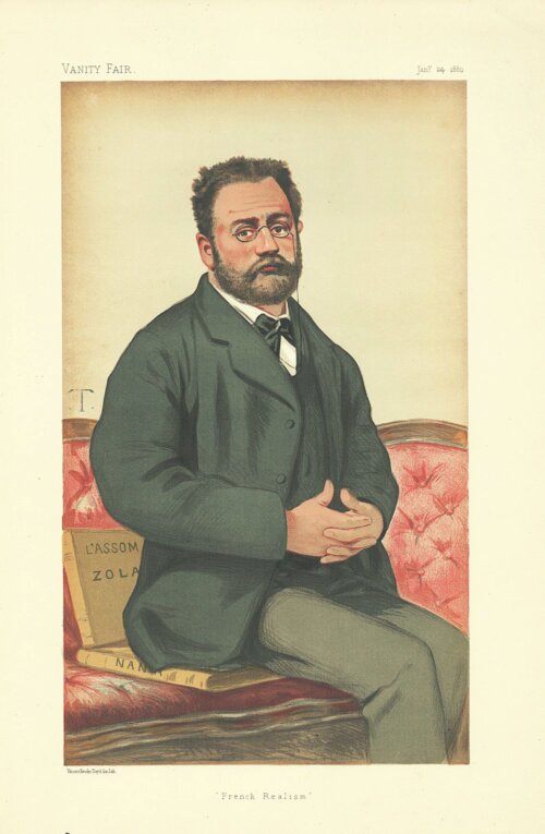 �mile Zola  (antique print)