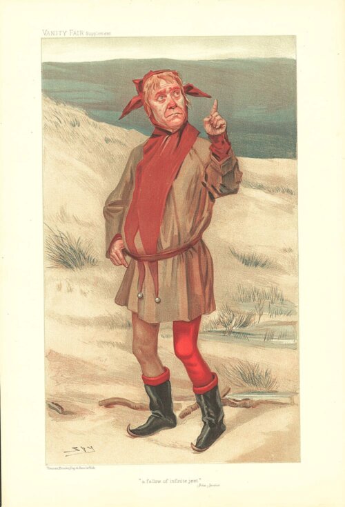 Lionel Brough  (antique print)