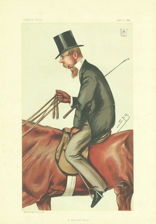 Henry Thomas Foley, 5th Baron Foley of Kidderminster DL   (antique print)