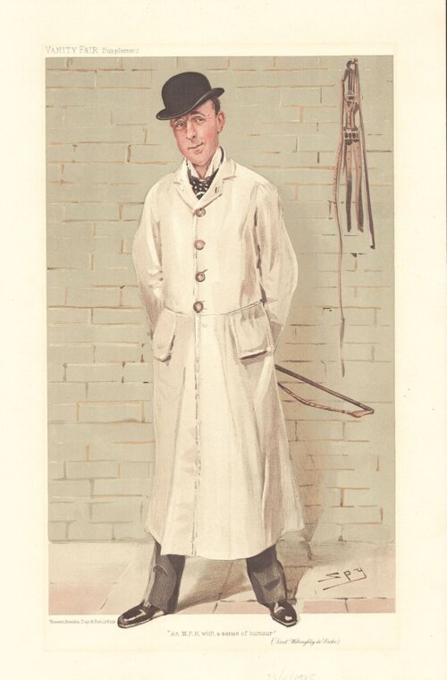 Lord Willoughby de Broke  Master of Fox Hounds   (antique print)