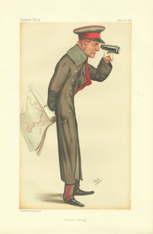Helmuth von Moltke the Elder  (antique print)