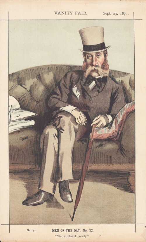 George Whyte-Melville  (antique print)