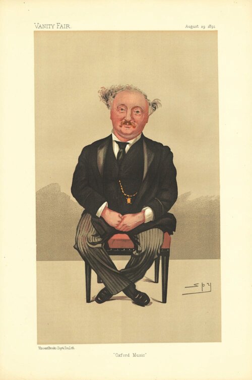 Sir John Stainer   (antique print)