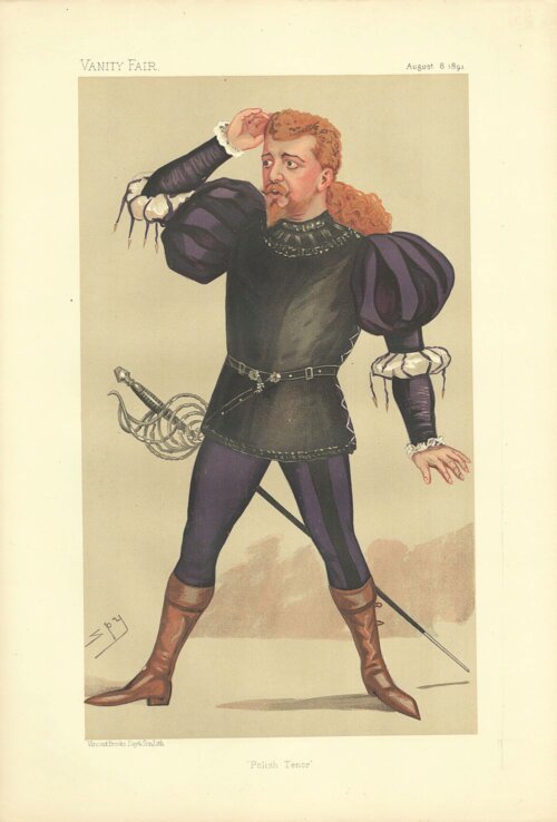 Jean de Reszke  (antique print)