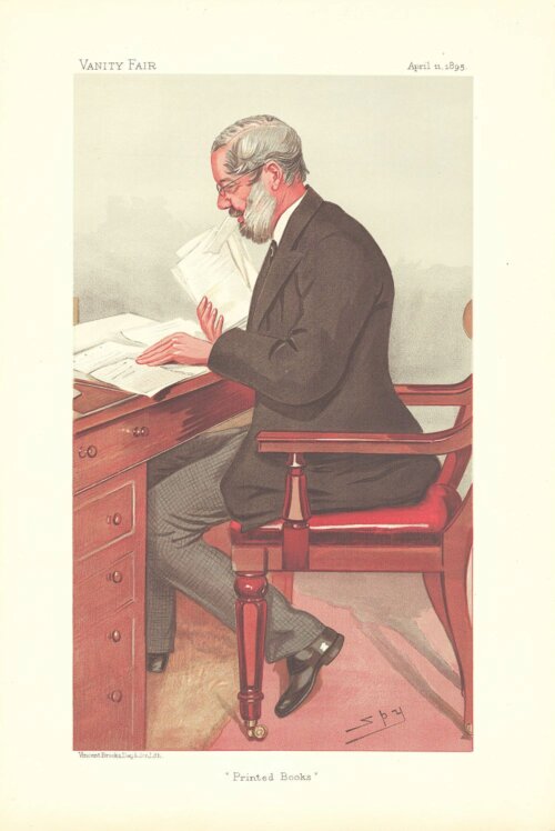 Richard Garnett   (antique print)