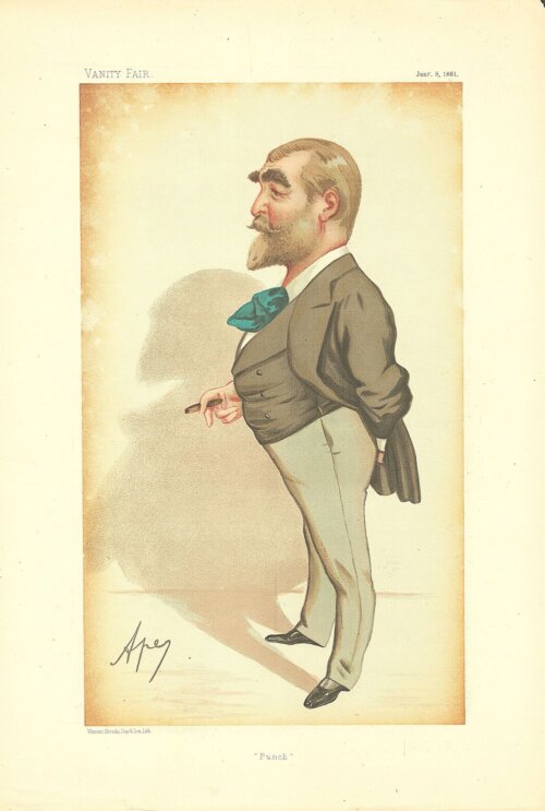 Sir Francis Cowley Burnand   (antique print)