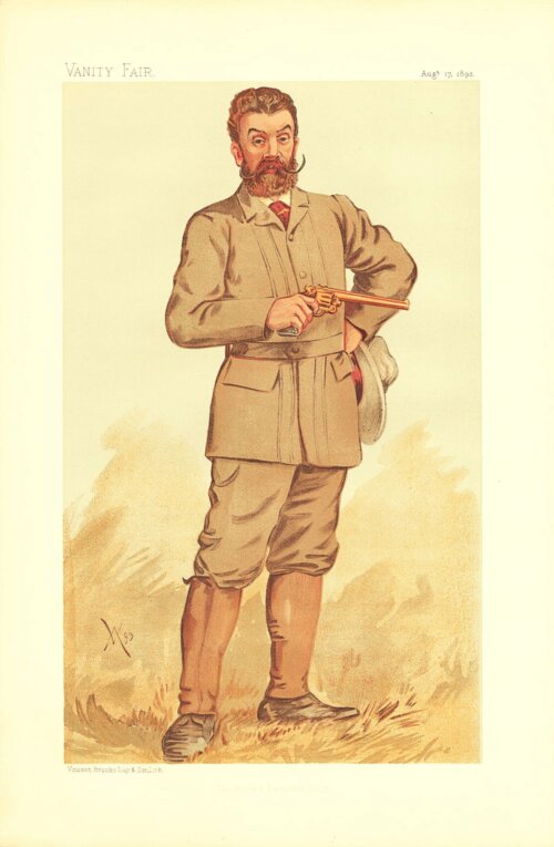 Walter W. Winans.  (antique print)