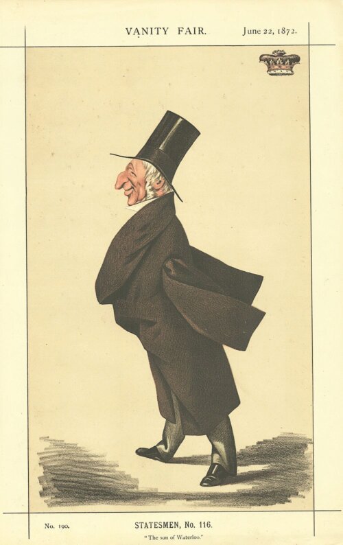 Arthur Wellesley 2nd Duke of Wellington   (antique print)