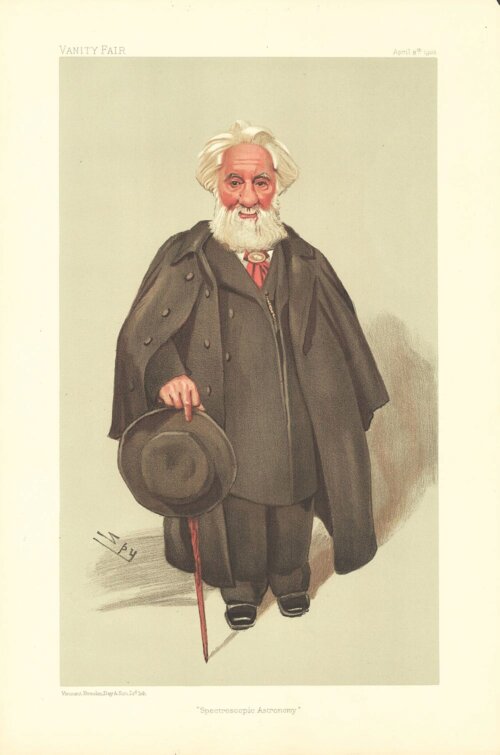 Sir William Huggins   (antique print)