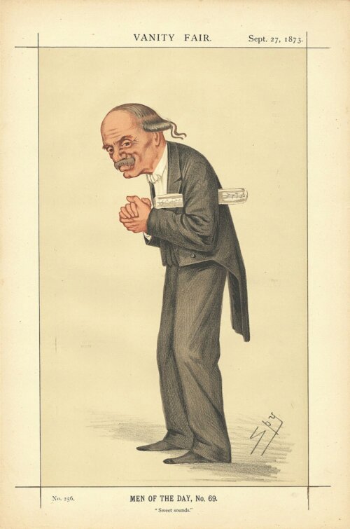 Julius Benedict  (antique print)