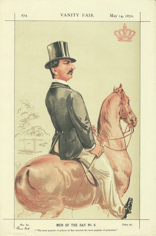 Francis Duke of Teck   (antique print)