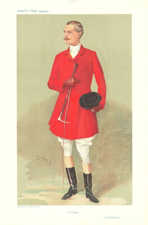 Lord Southampton   (antique print)