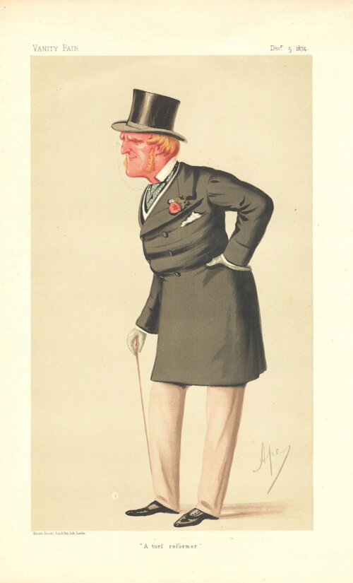 Henry Chaplin, 1st Viscount Chaplin  (antique print)