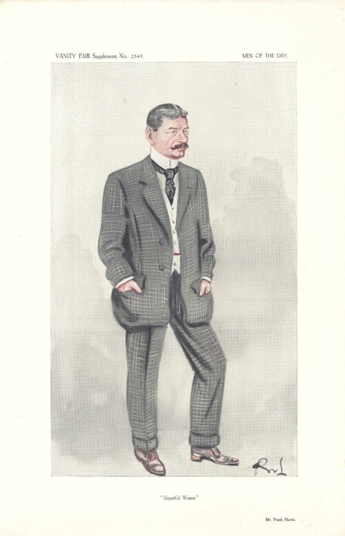Frank Harris  (antique print)