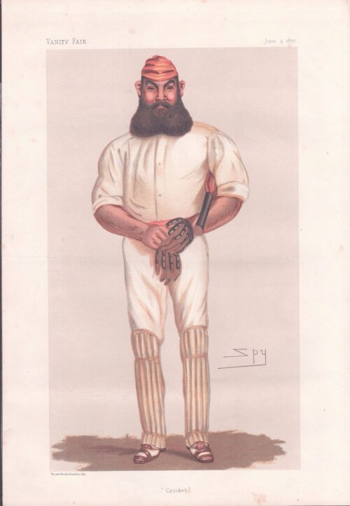 W.G. Grace.  (antique print)