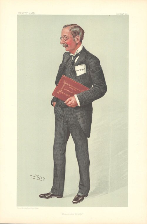 Frederick Bridge   (antique print)