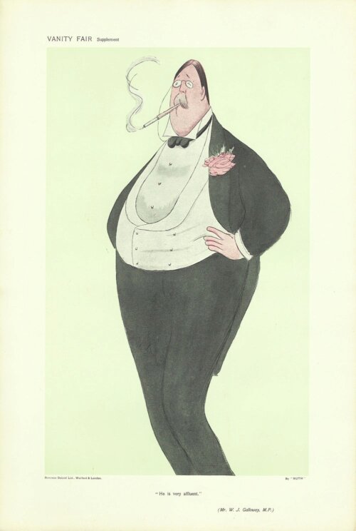 William Johnson Galloway  (antique print)