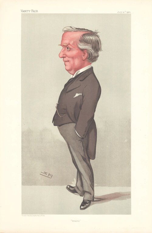 Herbert Henry Asquith, 1st Earl of Oxford and Asquith  (antique print)