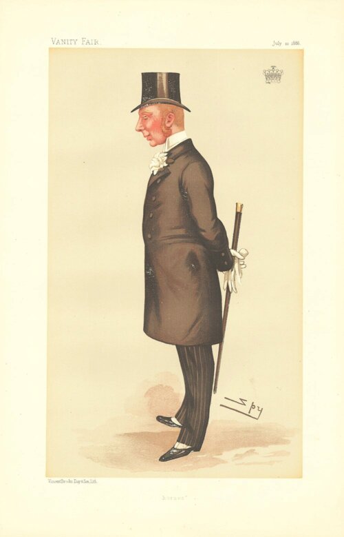 Hugh Lowther, 5th Earl of Lonsdale  (antique print)