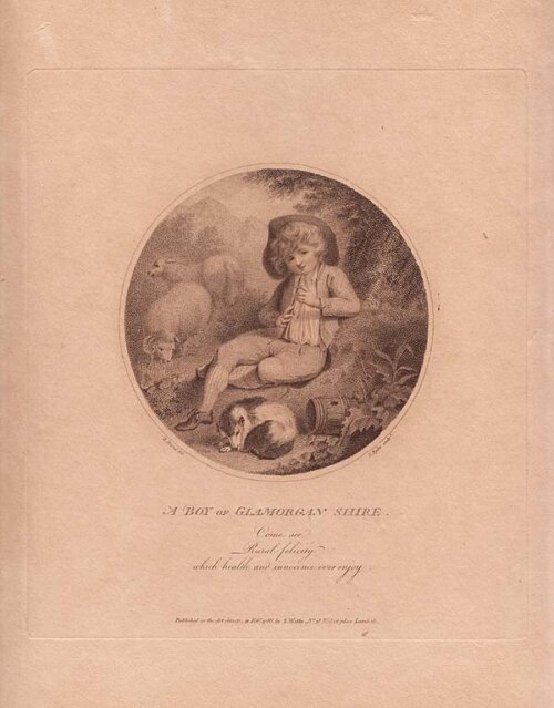 A Boy of Glamorgan Shire and A Girl of Carnarvon Shire