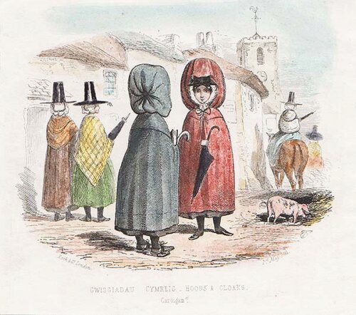 Gwisgiadau Cymreig  -  Hoods & Cloaks  Cardigan